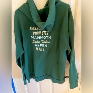 Forest Green Used Full Tilt Hoodie (women’s size XL)